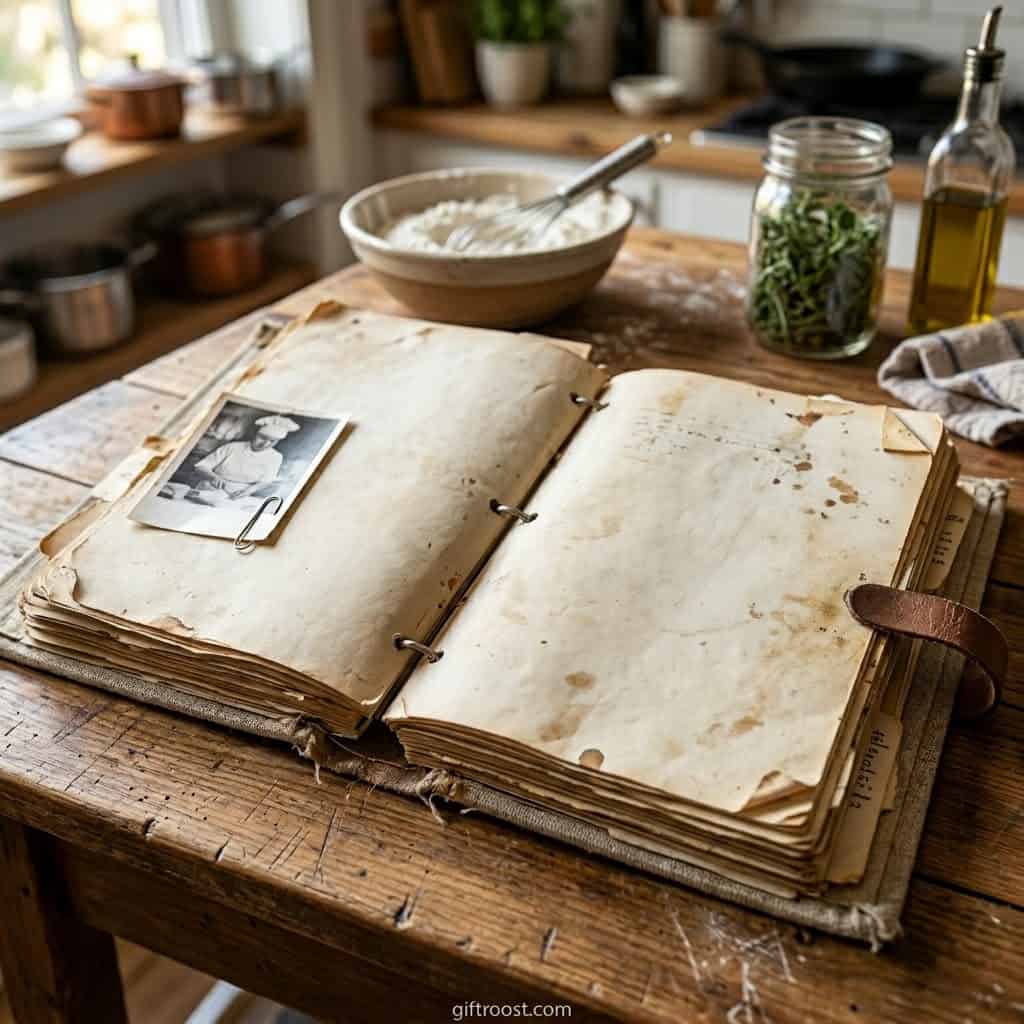Personalized Mother's Day gift idea for cherished memories and family recipes.