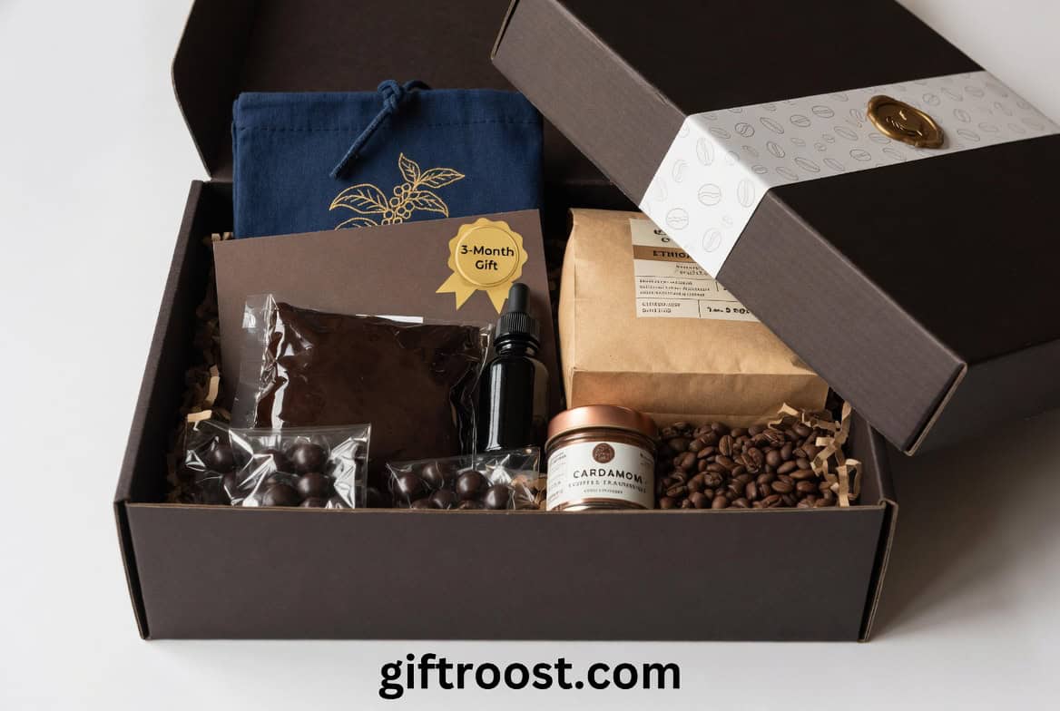 monthly coffee subscription box with assorted specialty beans from different roasters