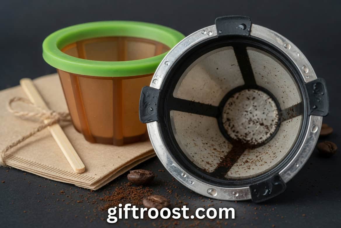 reusable K-cup coffee filters for eco-friendly brewing in single-serve coffee machines