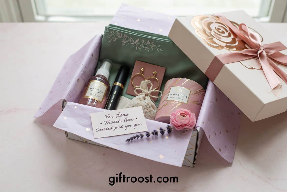 personalized subscription box filled with curated items based on grandma’s hobbies and interests