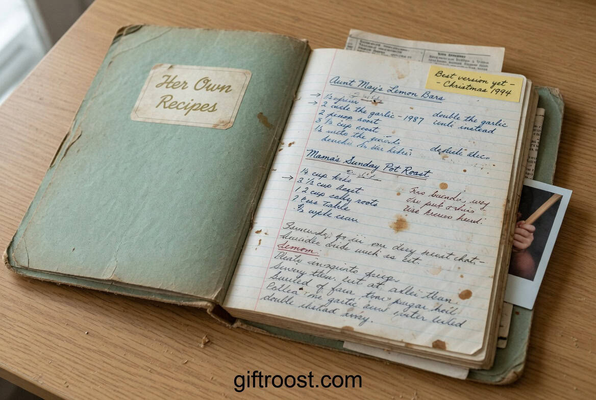 custom family recipe cookbook printed grandma recipes keepsake