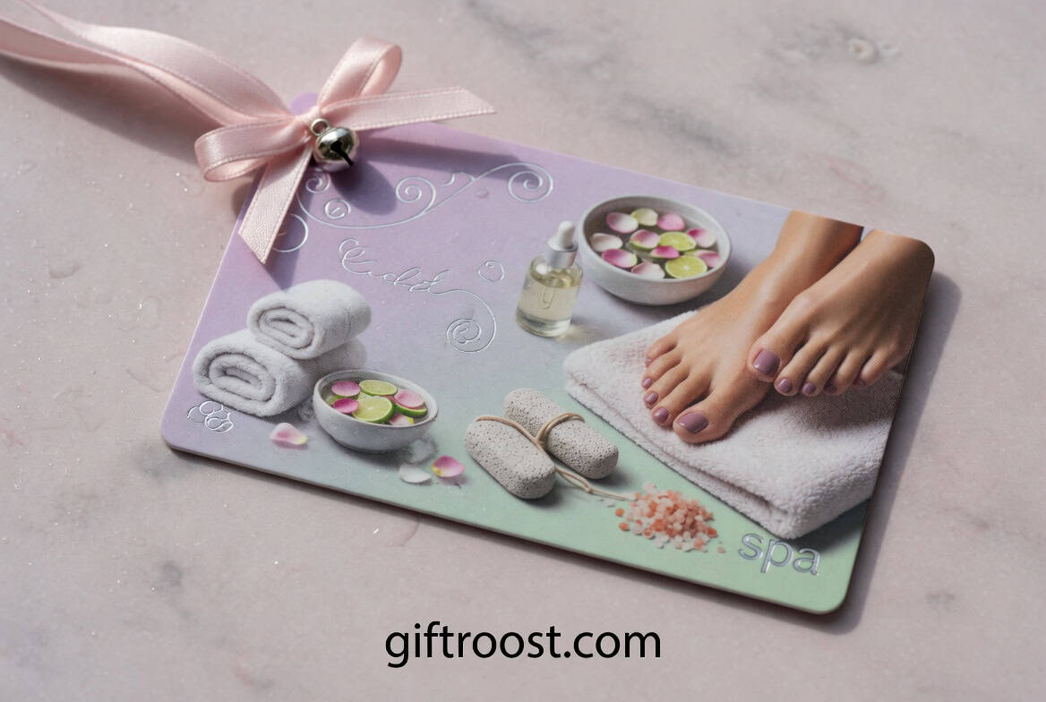 spa or pedicure gift card for grandma relaxation self care