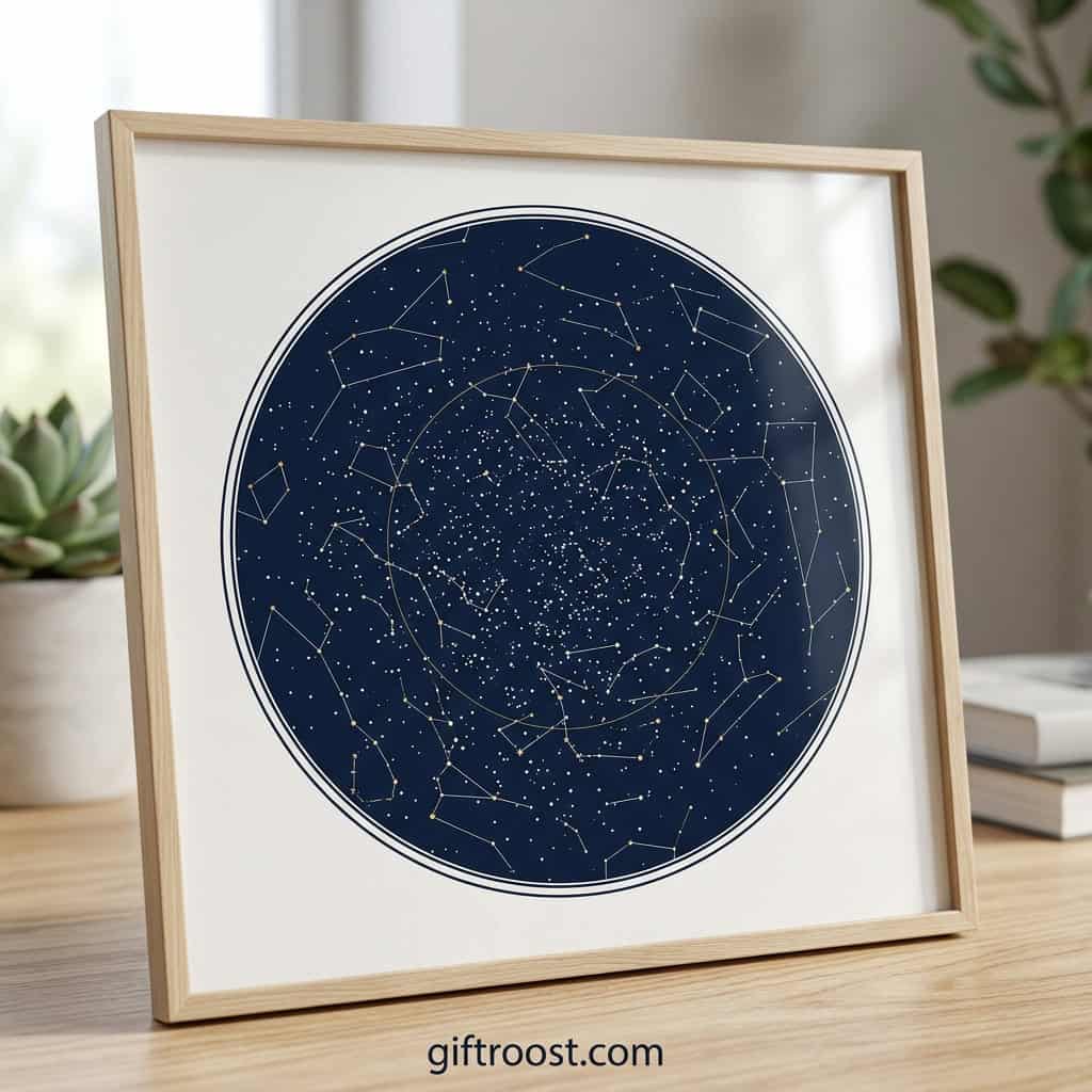 Personalized Star Map Keepsake Gift