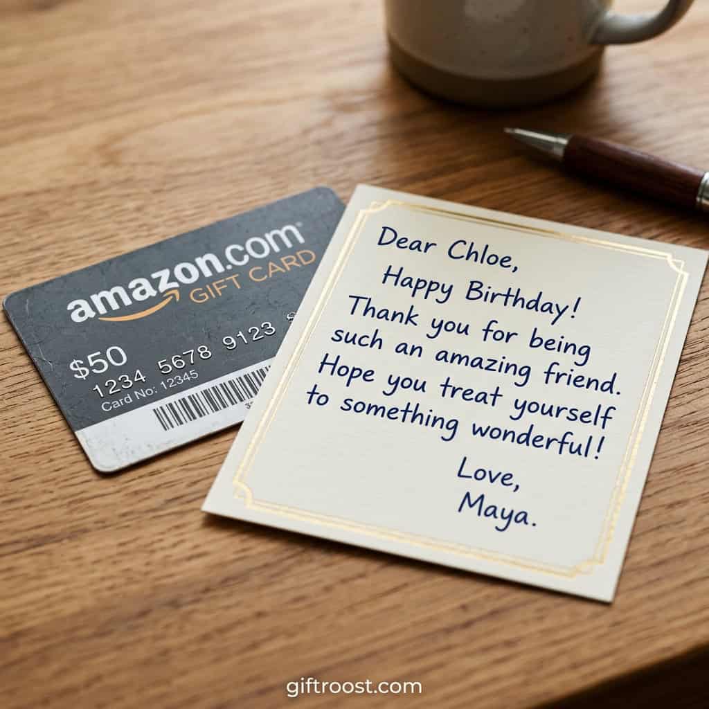 A Gift Card With a Personal Touch