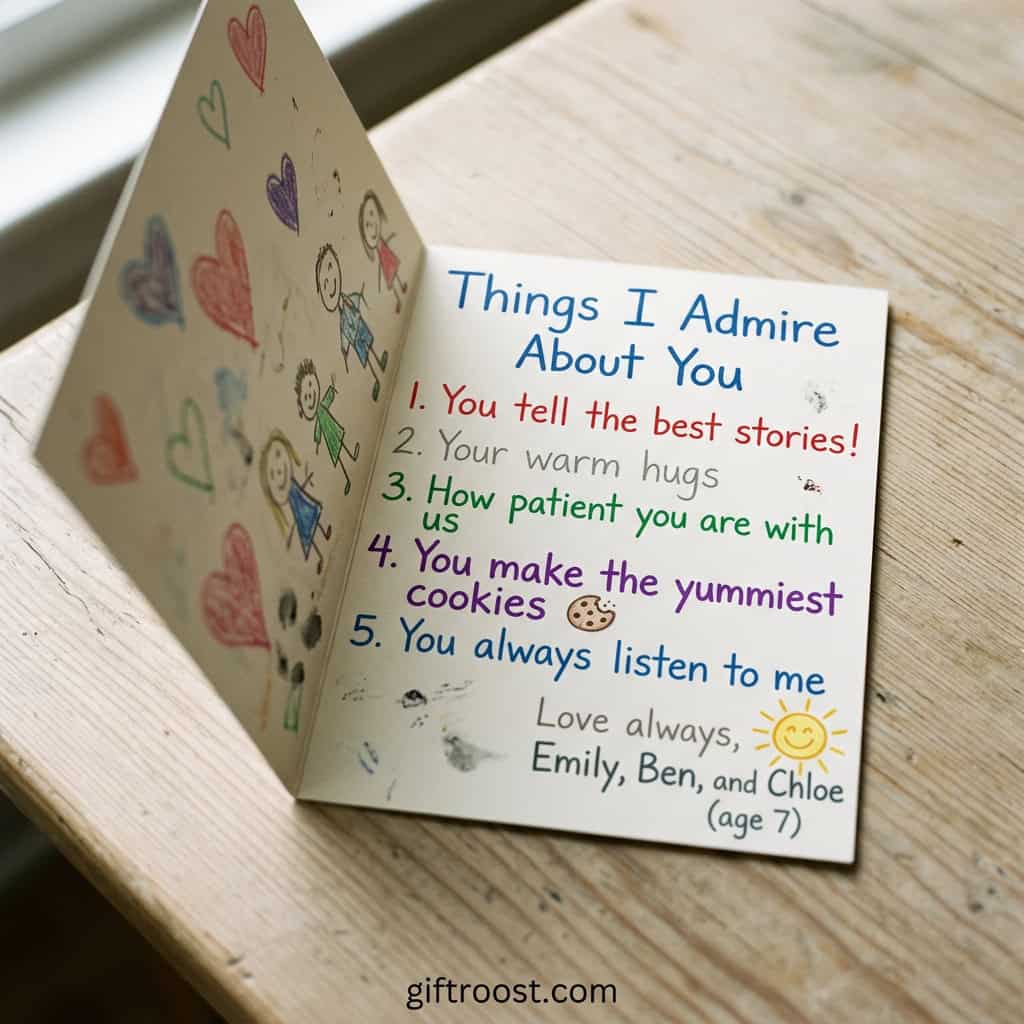 Sweet Keepsake Notes From the Grandkids