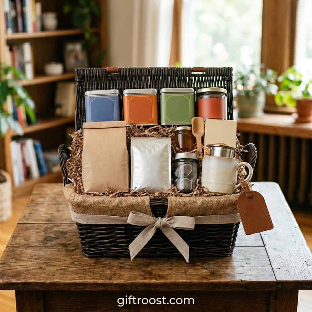 Cozy Tea & Coffee Gift Basket Ideas