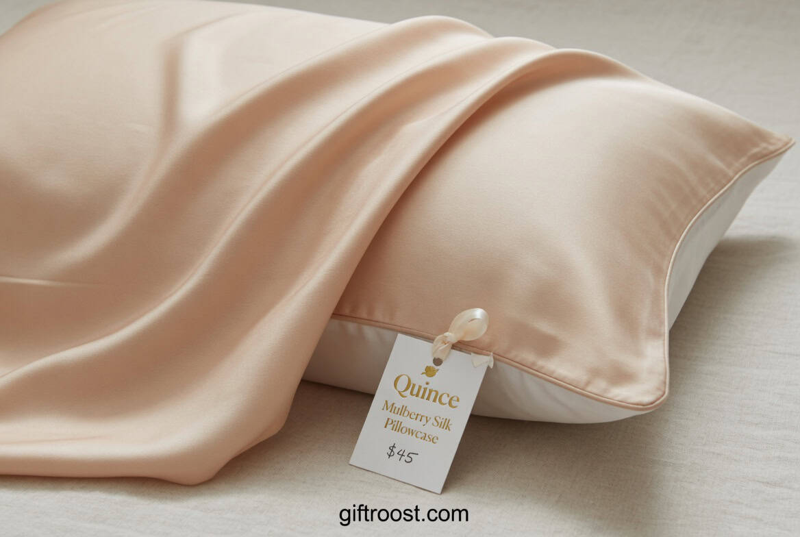 luxury silk pillowcase for hair and skin care gift