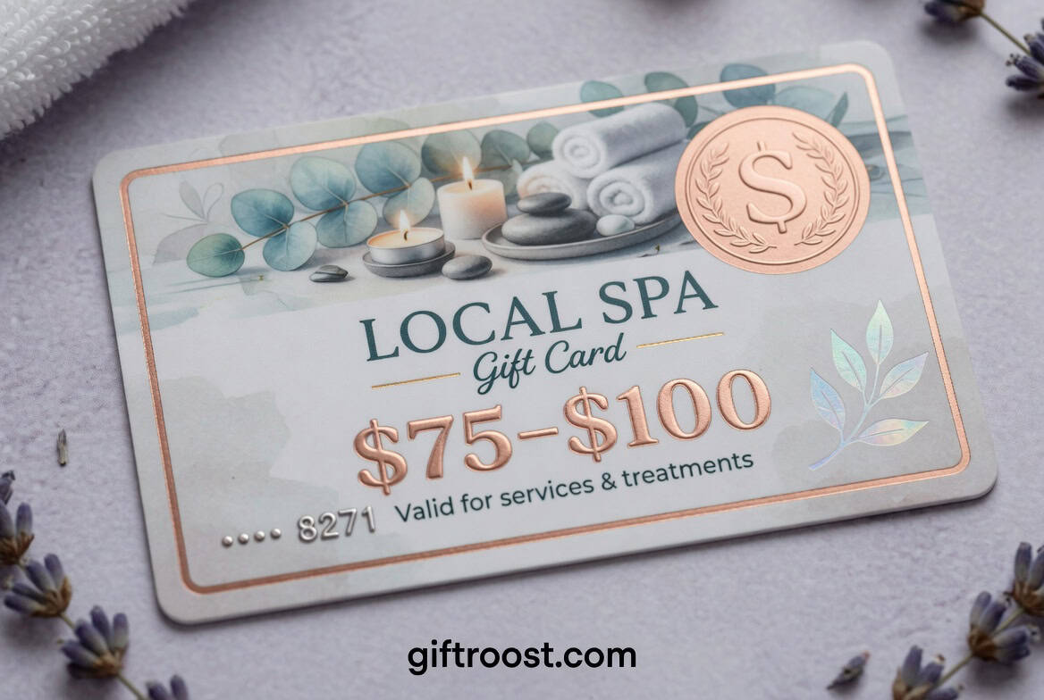 relaxing spa day gift voucher for mom