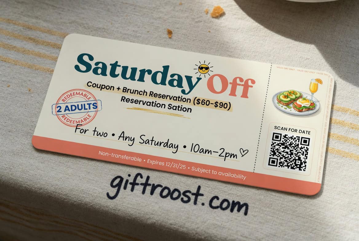 thoughtful experience gift with brunch outing