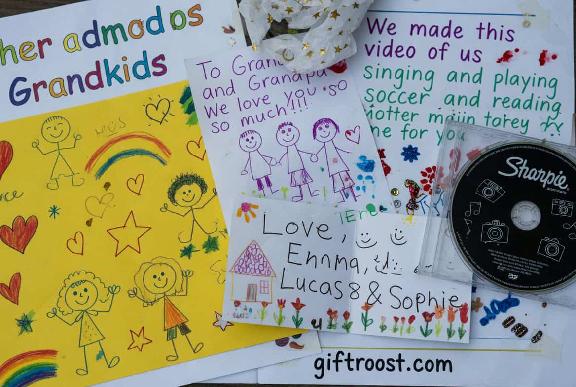 video message compilation from grandkids emotional gift grandma
